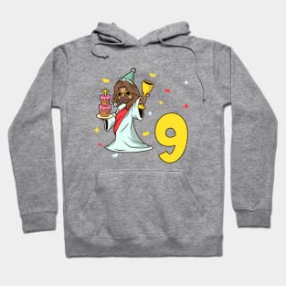 I am 9 with Jesus - kids birthday 9 years old Hoodie